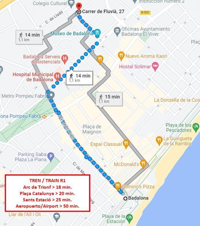 בדלונה Casabala - Near The Beach And Barcelona Center מראה חיצוני תמונה